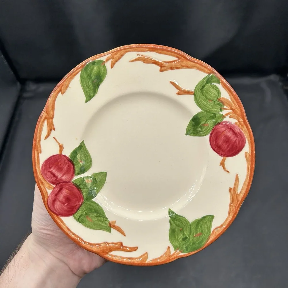 Vintage Franciscan Apple‎ Bread Plate 6.5
